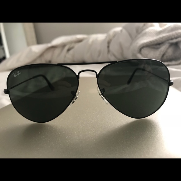 blacked out ray bans